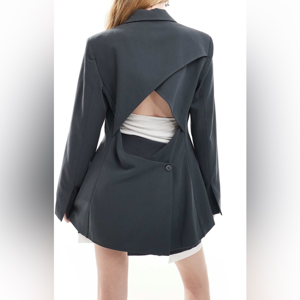 BLAZER IN CHARCOAL by ASOS Design